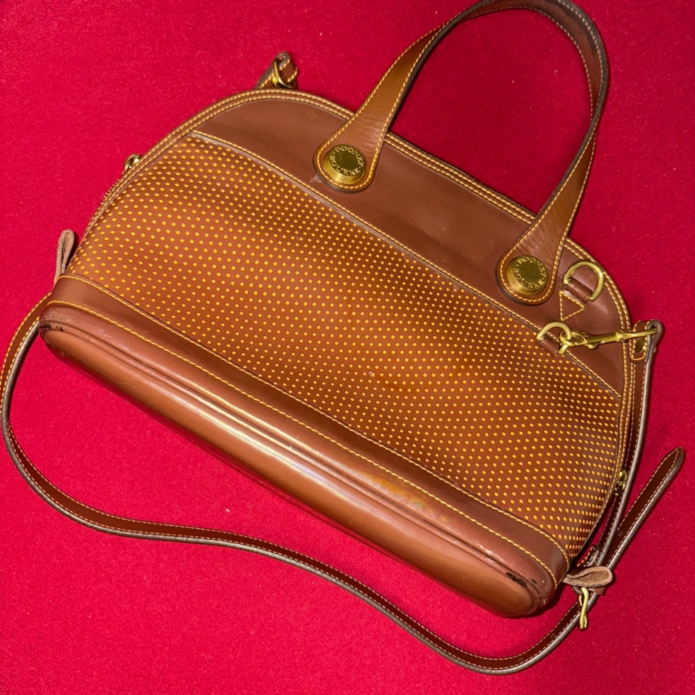 Dooney & Bourke Brown Leather Shoulder Bag